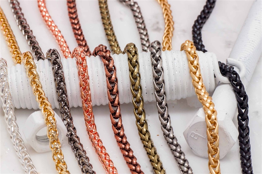 B11 - 5.5mm Wheat Snake Byzantine Chain
