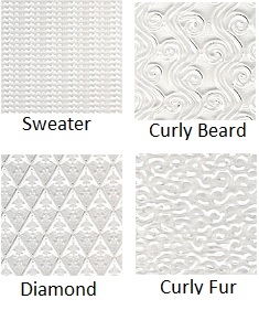 Makin's Clay Texture Sheets 7"X5.5" 4/Pkg-Set C 