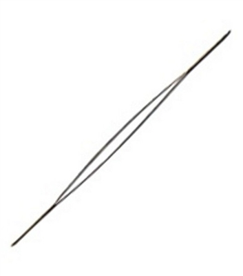 6.3 Inches Big Eye Curved Needles Bead Spinner Needles Stainless Beading Needles Steel String Bead Needle for Sewing Spin 7.5 Inches 16 Pieces 